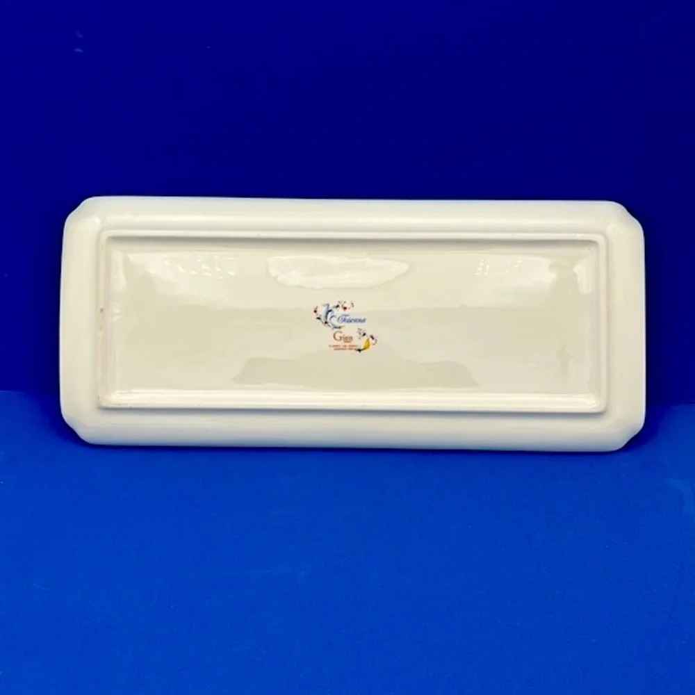 Vintage Toscana Large Sandwich Tray by Faiencerie de Gien